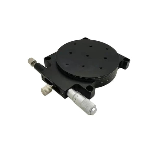 Motorized Rotary Positioning Stage With 360 Degree Turntable And Indexing Plate Rock Solid Pro Grade High Precision Worm Gear Drive