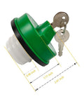 Locking Diesel Fuel Cap With Keys Fits Chevy Silverado Express C3500 K3500 Dodge Ram 3500 W350 D350 Ford F 250 E 350 GMC Sierra