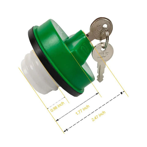 Locking Diesel Fuel Cap With Keys Fits Chevy Silverado Express C3500 K3500 Dodge Ram 3500 W350 D350 Ford F 250 E 350 GMC Sierra