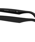 Side view of Unisex Wayfarer Style Sunglasses With Low Bridge Fit, Iconic Square Frames, Polarized And Nonpolarized Lenses, 52mm
