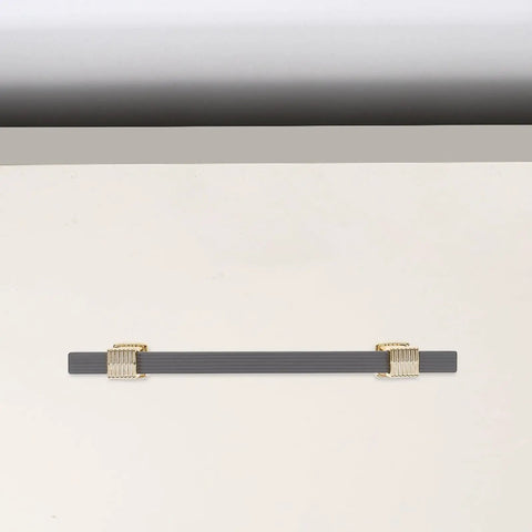 Two Tone Wardrobe Handle And Cabinet Pull Upgrade For Closet Doors And Kitchen Cabinets Metal Drawer Pulls In Gold And Grey Finish