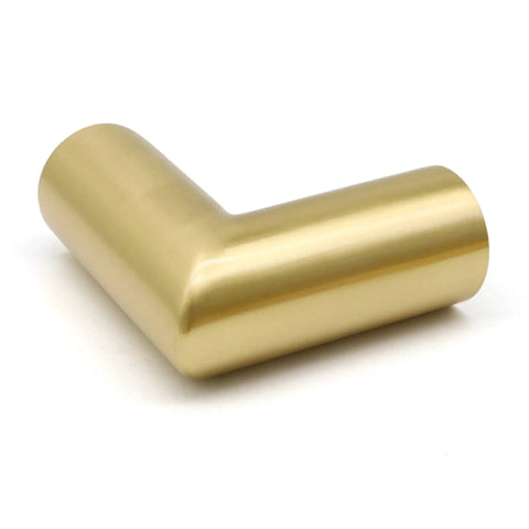 Slick Curved Tube Armrest Hardware For Sofa Chair Bed Headboard In Nordic Modern Style Made From Solid Brass For Durable Dope Decorative Furniture Fittings Elbow Joint Connector For Home And Office