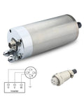 1.5Kw Water Cooled Spindle Motor At 40000Rpm Drops Killer Torque And Smooth Action On Your CNC Router Rig featuring a metallic finish and connection diagram.