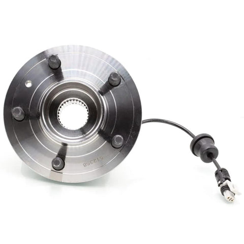 Rear Wheel Hub Bearing Assembly 512358 for 2012 to 2015 Chevrolet Captiva Sport front view with wiring harness