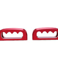 Heavy Duty T Slot Bed Cleats For Toyota Trucks 2022-2025 red metal tie down hardware set for secure cargo.