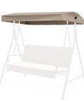 Replacement Canopy Top For Model GCS00395A 3 Seater Outdoor Patio Swing Canopy Cover 92 Inches By 46.5 Inches Fabric Only Water Resistant