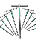Heavy Duty T Handle Hex Key Set Featuring 6150 Stainless Steel Sliding Wrench With Rotating Grip For Home Furniture Motorcycle Repairs And Bike Maintenance Tasks That Need Real Tough Gear, set of T-handle hex keys