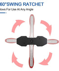 Pro Grade Car Brake Caliper Press Tool With 360 Degree Rotation And Auto Swing Ratchet Expander Wrench for car repairs.