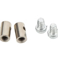 DIY Ready Solderless Cable Stop Assortment 6mm 0.2in Universal Metal Nipples For Brake Lines Throttle Cables And Choke Ends Easy Install Firm Connection For Cars And Motorcycles, 2 metal nipples with screws