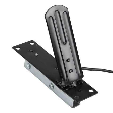 250W 24V Electric Foot Accelerator Pedal With Anti Slip Surface black finish, durable iron construction, side view