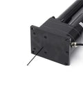 Heavy Duty 5000N Linear Actuator Electric Motor Smooth Lifting Punch For Massage Beds Stage Lifters Rock Solid 12V DC Power rear view with mounting plate.