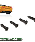 Steel Taillight Security Screws Set For C6 Corvette 2005 Through 2013 Bumper Tail Lamp Lens Fix Kit 4 Pc shown near vehicle