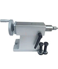 Rock Solid Cast Iron Indexing Head And Tailstock Rotary A Axis Fourth Axis Adapter with handle and bolts.