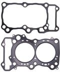 Top Shelf Motorcycle Cover Cylinder Gasket Kit Drops Right Into AN650 Z ABS Engine Rebuild Parts Set Matches 11141-10G00-000 Plus 11241-10G00-000, black gaskets for sealing.