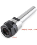 Pro Grade Taper Collet Holder For Milling Machines ER20 MT2 M10 Chuck Arbor Adapter with 1mm to 13mm Clamp Range CNC Tool