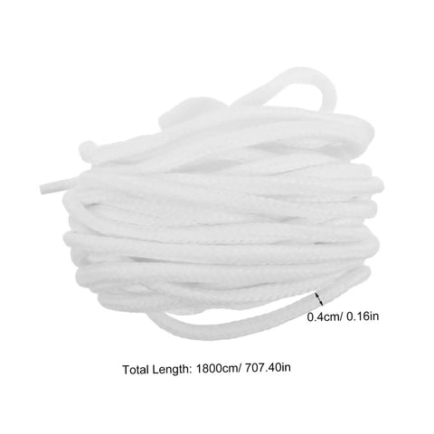 Automatic Watering Cotton Rope Wick For Hydroponic Planters No Fuss Self Watering System For Indoor Plants Effortless Maintenance And Consistent Water Supply Absorbent Cotton Wick, 0.4cm, 1800cm white cotton rope