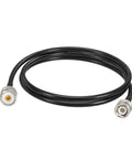 UHF Female SO239 To BNC Male Adapter Cable Pro Grade For 50 Ohm RG58 Coax, 3 Feet, designed for handheld radios