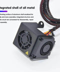 CR-10 Hotend Kit With MK8 Extruder Upgrade 0.4mm Nozzles Full Assembly Replacement Parts fan with metal shell
