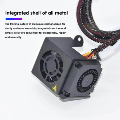 CR-10 Hotend Kit With MK8 Extruder Upgrade 0.4mm Nozzles Full Assembly Replacement Parts fan with metal shell
