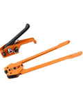 Heavy Duty Industrial Pet Strapping Machine Kit With Auto Cut Tensioner And Sealer includes tensioner and sealer tools.