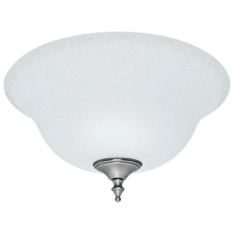 Glass Bowl Ceiling Fan Light Shade Replacement For Bedroom, Bathroom, Kitchen White Linen With Antique Pewter Finish Fits Most Ceiling Fans And Casablanca Fans Slick Modern Glow Fixture