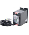 110V AC Gear Motor With Speed Controller Variable Speed Single Phase High Torque Gear Reducer 0 To 27 RPM 6 Watt