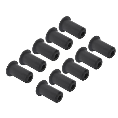 Solid Black Silicone Cable Grommets For Wall Hole Perfect Fit 0.75 Inch Wire Routing Kit Guards Antenna Cables And Series Wires pack