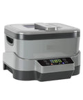 Top Shelf 1.2 Liter Ultrasonic Cleaner Featuring Slick Stainless Steel Tank And Easy Touch Controls for jewelry, watches, and cosmetics.