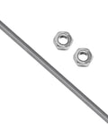 1 Pack M16 2 Mm Pitch Fully Threaded Rod Studs 300 Mm Long 304 Stainless Steel with nuts for anchor bolts and DIY projects