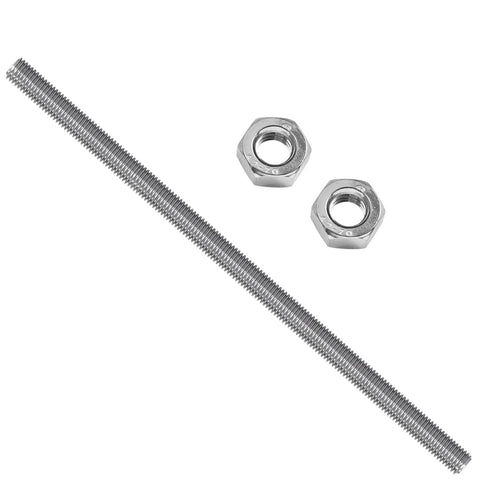 1 Pack M16 2 Mm Pitch Fully Threaded Rod Studs 300 Mm Long 304 Stainless Steel with nuts for anchor bolts and DIY projects