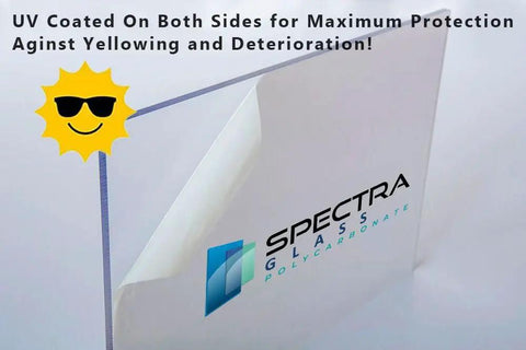 Crystal Clear Polycarbonate Sheet That Is Tougher Than Plexiglass UV And Weather Resistant Lightweight Yet Ultra Durable 12 X 18
