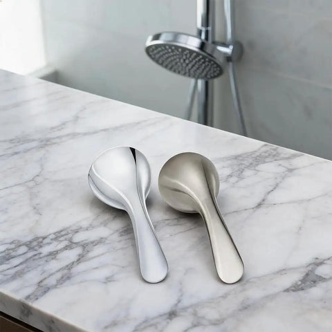 Solid Replacement Handle For 13 And 14 Series Bathtub Faucets To Swap Out Worn Out Rp48717 Knobs And Fix Shaky Valve Trim Kits Instantly For Smooth Water Flow Control And A Cool Bathroom Glow, chrome handle on marble bathroom counter