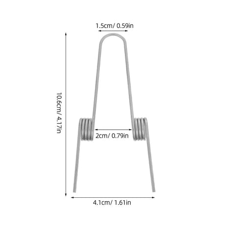 Ditch Your Wonky Flip Lid With These Rock Solid Stainless Steel Torsion Springs And Make DIY Repairs A Breeze For Any Trash Can In The Kitchen Or Home, 10.6cm spring