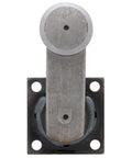 Trailer Spindle For 3500 Lb Axle With EZ Lube Weld On Drop Style 4 Inch Brake Flange front view