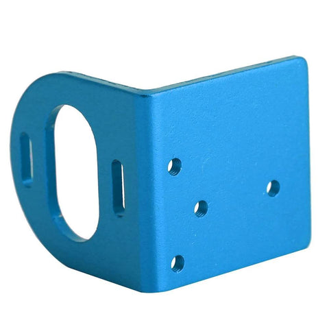 Blue metal adjustable RC motor mounting bracket for 540/3660/3650 motors.