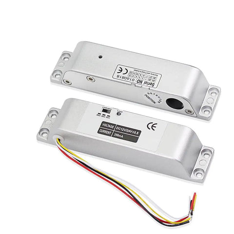 12V DC Fail Safe Drop Bolt Door Lock For Access Control Systems With Time Delay 0S 3S 6S Surface Mounted Electronic Lock