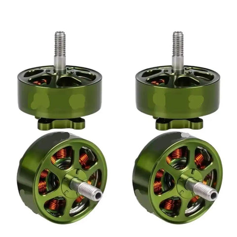 Two 1100KV Brushless Drone Motors For 3 To 6S LiPo Pack Lightweight High Power FPV Racing Performance Easy Install Stable Flight