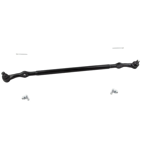 Front Suspension Kit For Nissan Frontier 1998 1999 2000 2001 2002 2003 2004 2.4L 2WD Pack Of 7 Includes Front Center Drag Links Upper And Lower Ball Joints Stabilizer Sway Bar Links For A Smooth Quiet Ride. Black steel drag link with tie rod ends and hardware