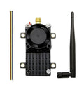 Beefed-Up 5.8 Gigahertz 2000mW FPV Transmitter For Drones With 20km Range 8-Channel Video TX With 5dBi SMA Antenna and Heat Sink