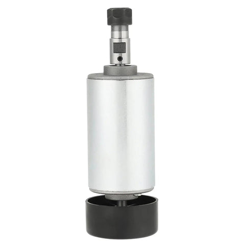 Heavy Duty 300W DC 48V CNC Spindle Motor Featuring ER11 Collet Mount And Fully Air Cooled Design side view showcasing the cooling design.
