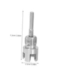 BESPORTBLE 2-Piece PVC Pipe Threading Tool Kit, carbon steel internal cutter, 7.2cm, for plumbing repairs.