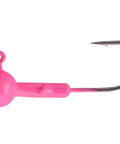Crappie Magnet Double Cross Jigheads 5 Count Pink 0.031 Ounce For Bass Panfish And Trout In Cover With Side Keeper Barbs