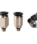 Get These 5pcs M3 To M6 Push-In Quick Connect Air Fittings With One Touch Design For Straight Couplers And Pneumatic Pipe Hose Tube Connectors That Make Your Job A Cinch. Brass M3-M6 pneumatic push-in fittings with 1/8 BSP male thread