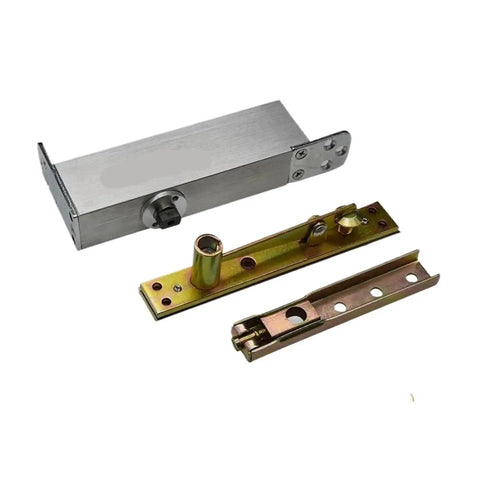 Heavy Duty 35 To 80 Kg Wood Door Floor Spring Hinge With No Digging Pivot Hydraulic Closer Hidden Swing Hinge Black Finish