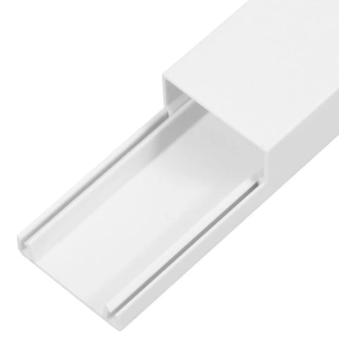 Self Adhesive Cable Raceway Pvc Cord Cover Peel And Stick Wire Organizer, white PVC channel, cable concealment solution.