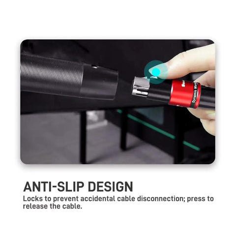 Dynamic Microphone Preamp With 29dB Gain And Ultra Low Noise XLR Boost, showing anti-slip design feature in use