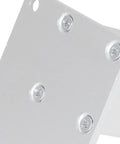 Mounting plate of the Beefy 60mm Aluminum Sofa Legs and Adjustable Furniture Feet for Sofas and Cabinets, Rust Proof Oxidized Finish