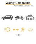 Compatibility icons for 20 Pack 30 Amp Car Fuses With Easy Read Amp Rating, Clear Housing For Quick Visual Check, 32V Blade Fuses