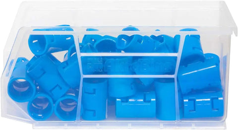 Clear Stackable Storage Bins Set For Garage, Pantry And Craft Room, Heavy-Duty Plastic Organizers That Hold Tools, Snacks, Toys, And More, Space-Saving 11 By 5 By 5 Inches Bins, 12 Pack