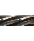 Pro Grade High Speed Steel Spiral Flute Car Reamer Set With Gold Oxide showing a single spiral reamer with straight shank and stop collar
